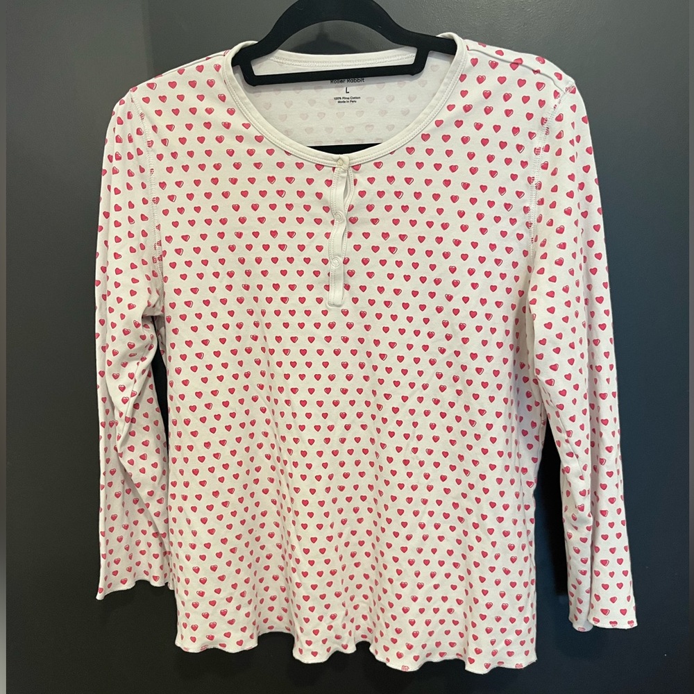 Roller Rabbit Pink Hearts Top
